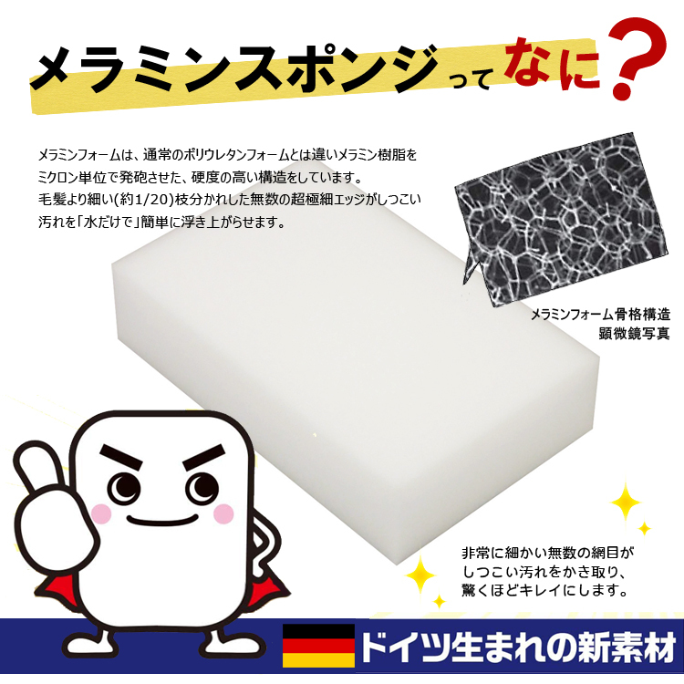 激落ちくん メラミンスポンジ 工場 機械用 S レック 大掃除 道具 スポンジ お気に入り 汚れ落とし 掃除用品 グッズ 仕上げ磨き