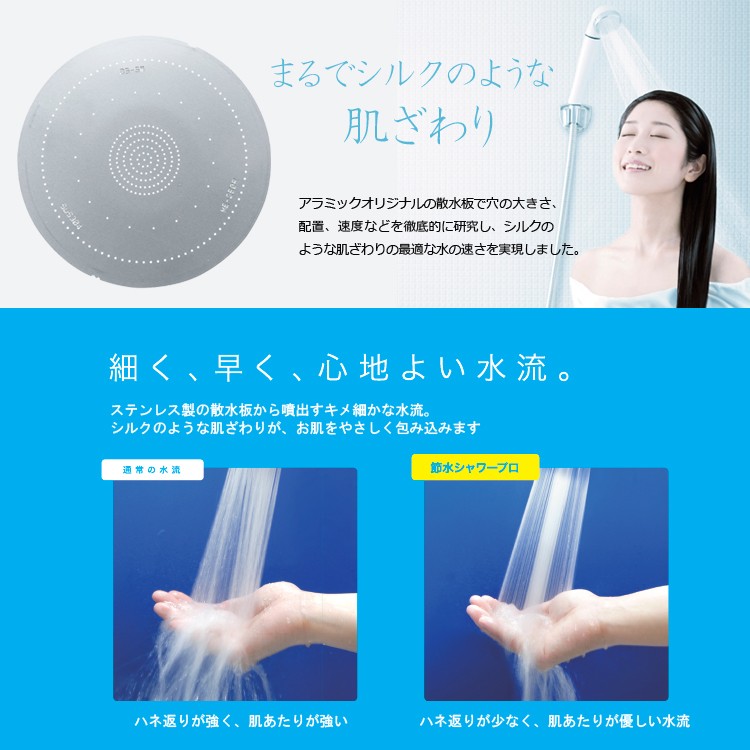 節水シャワープロプレミアム ST-X3B（日本製 水圧アップ 手元ストップ 止水 水流調整 増圧 リフォーム 取付け簡単）
