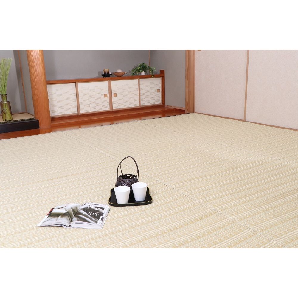 PPカーペット バルカン 選べる2色 グリーン ベージュ 174×174cm 江戸間 2畳 イケヒコ IKEHIKO ポリプロピレン （メーカー直送） | イケヒコ | 02