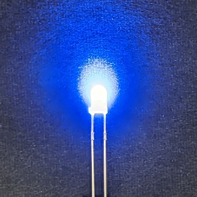 エレキット 高輝度 LED 青 3mm AP-L12 ELEKIT EKジャパン 工作   自由研究｜hcgooday