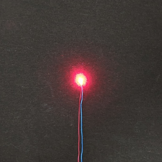 エレキット コード付きチップ LED 赤 AP-L21 ELEKIT EKジャパン 工作   自由研究｜hcgooday