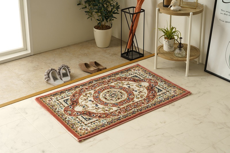 イケヒコ ウィルトン玄関マット ロザリオ 選べる3色 ベージュorブルー