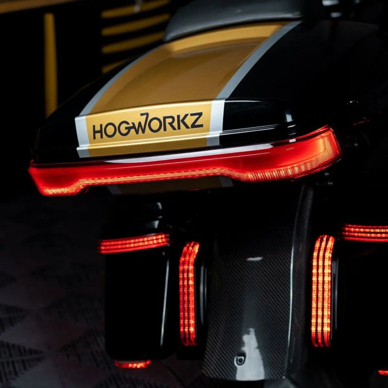 2014〜 ツーリング シーケンシャル LED ツアーパックライト (レッドレンズ) ホグワークズ