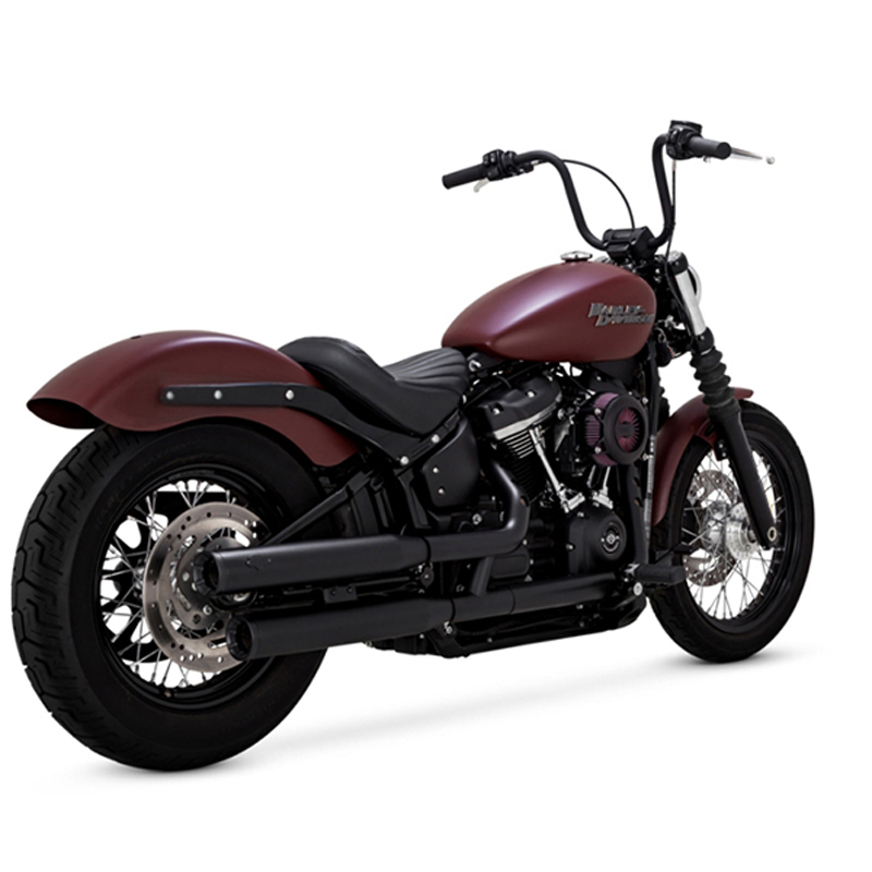 Vance & Hines 46312 ハーレー M8 ソフテイル エリミネーター300 スリップオンマフラー(ブラック) PCX仕様