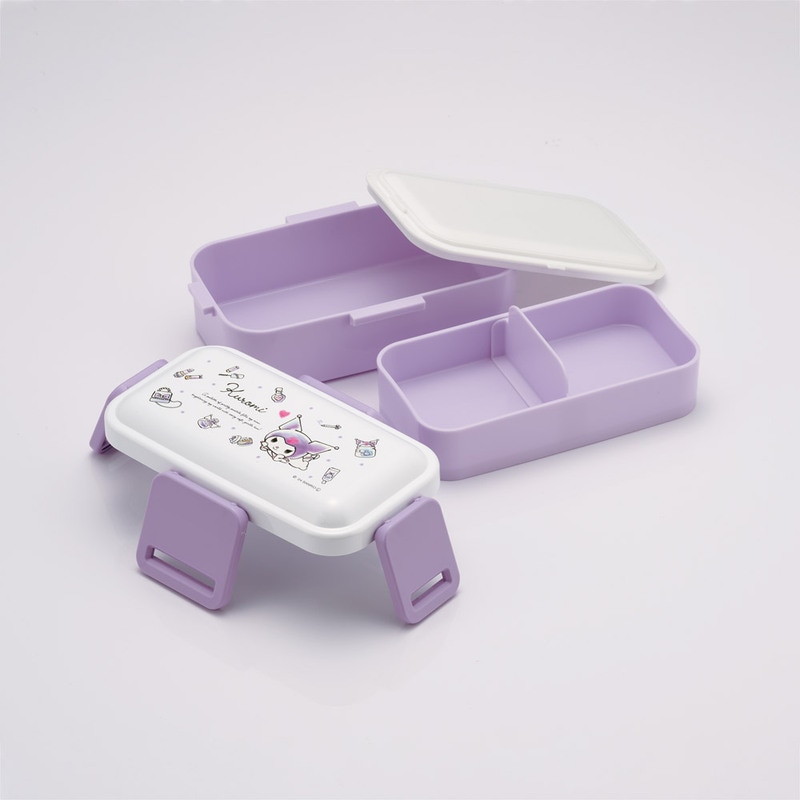 クロミ 2段ランチボックス お弁当箱 水彩コスメ 抗菌ふわっと弁当箱
