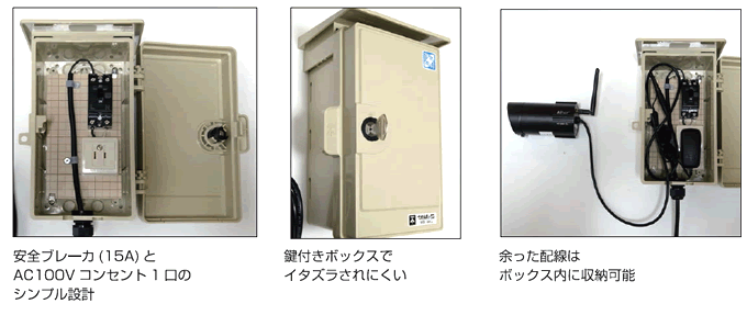 防犯カメラ用 ブレーカーボックス 屋外 電源用ボックス HDC-A0110 電源ケーブル10m : hdc-2410991692-10 : HDCトータルプロショップ  ヤフー店 - 通販 - Yahoo!ショッピング