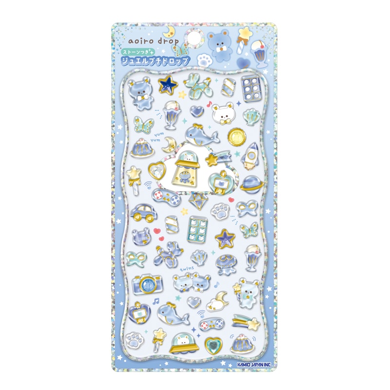 プチドロップステッカー シール ステッカー ジュエルプチドロップ 光る プチドロップ プチドロ カミオジャパン カラフル 正規品 5個セットB |  | 05