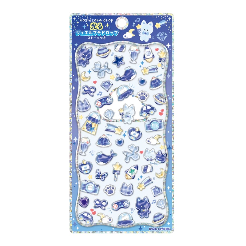 プチドロップステッカー シール ステッカー ジュエルプチドロップ 光る プチドロップ プチドロ カミオジャパン カラフル 正規品 5個セットB |  | 01