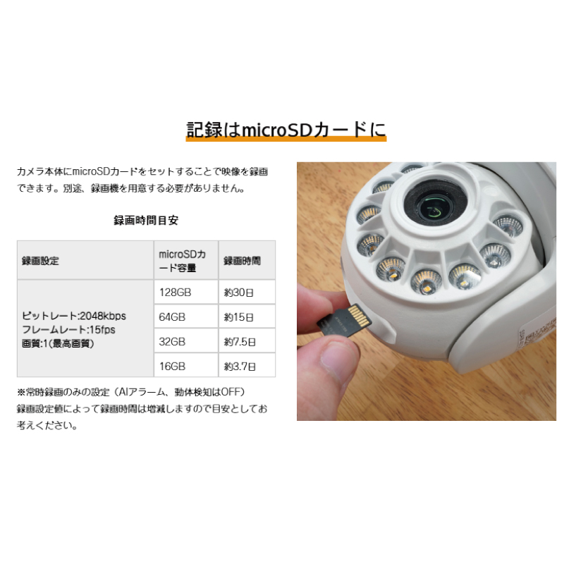 Wi-Fiカメラ AT-702 屋外 ワイヤレス 小型 取付簡単 防犯カメラ 400万