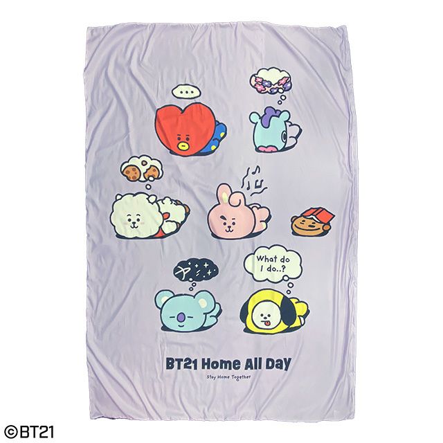 BT21 掛け布団カバー シングル カバー グッズ BTS タタ クッキー