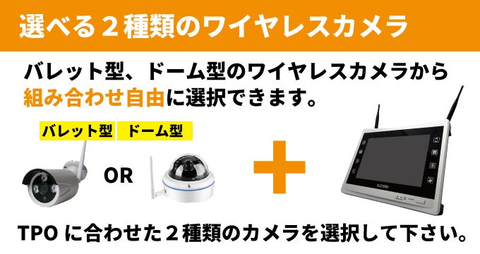 防犯カメラ ワイヤレス 屋外 家庭用 屋内 WiFi 防犯カメラセット 監視カメラ CK-NVR9105 315万画素 ワイヤレスカメラ バレット  ドーム