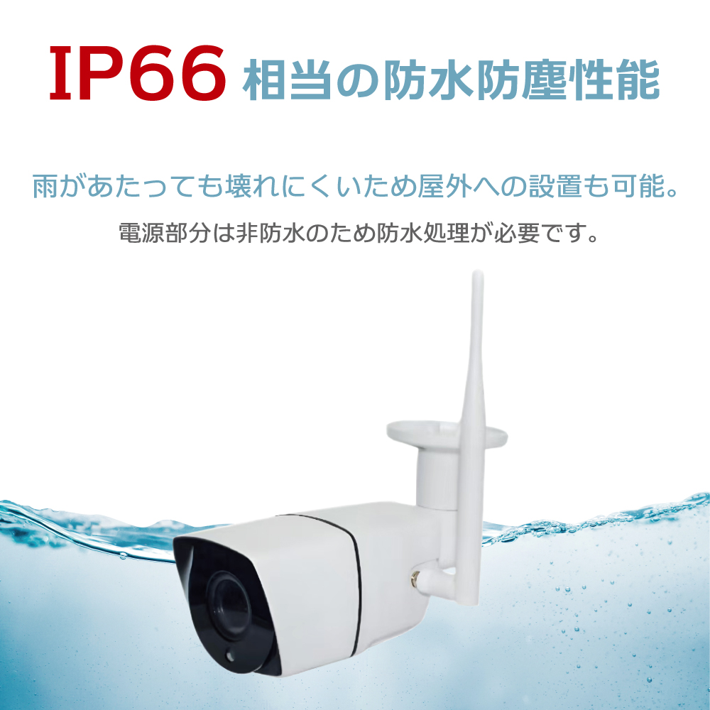 防犯カメラ ワイヤレスカメラ 電動 ズーム ZOOM 屋外 500万画素 5MP