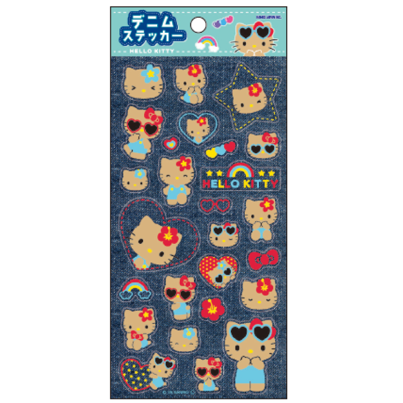 ハローキティ　KT　マスコットデニム　VG　ガングロ　現状品 サンリオ ハローキティ マスコットコレクション 平成コギャル ガングロ