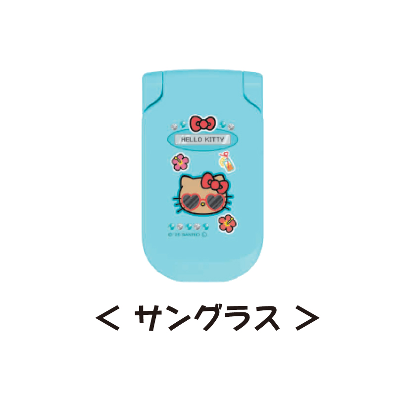 ハローキティ ガラケー型コーム付コンパクトミラー コーム ミラー 鏡