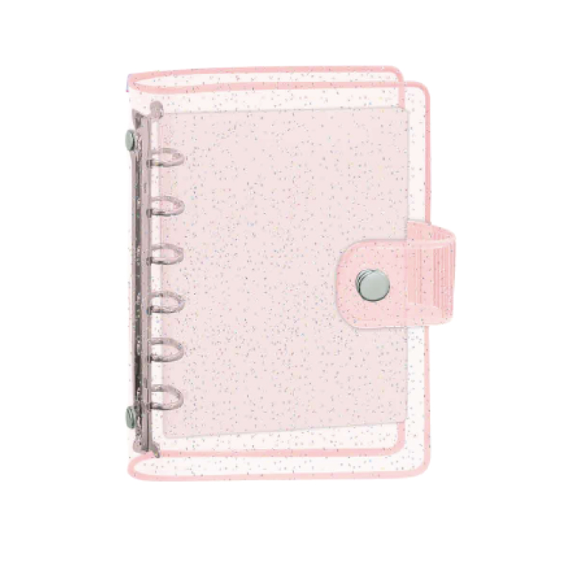 クリアシールバインダー バインダー ピンク ラメピンク ラメ シール