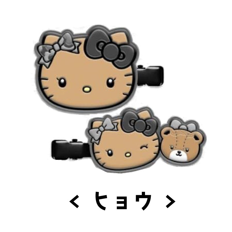 ハローキティ ギャルキティ ヘアクリップ ヘアアクセ ヘアピン ヘア