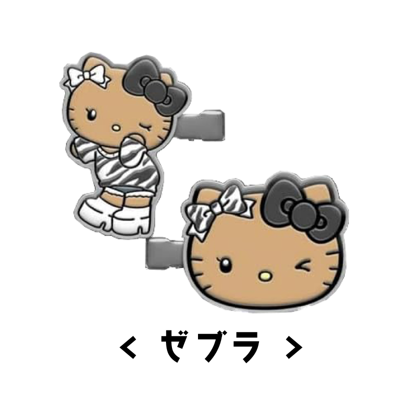 ハローキティ ギャルキティ ヘアクリップ ヘアアクセ ヘアピン ヘア