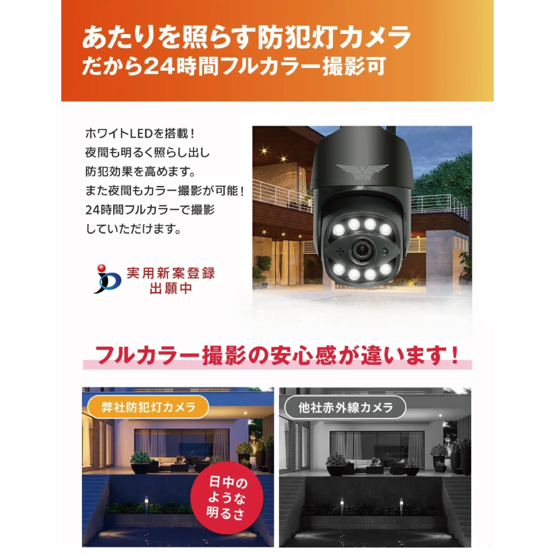 塚本無線 防犯カメラ ワイヤレス パンチルト 首振り 屋外 セット 監視