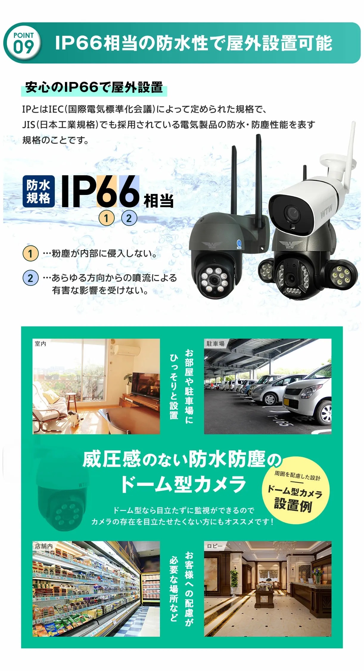 ゴマちゃん防犯灯 防犯カメラ 塚本無線 パンチルト 500万画素 屋外