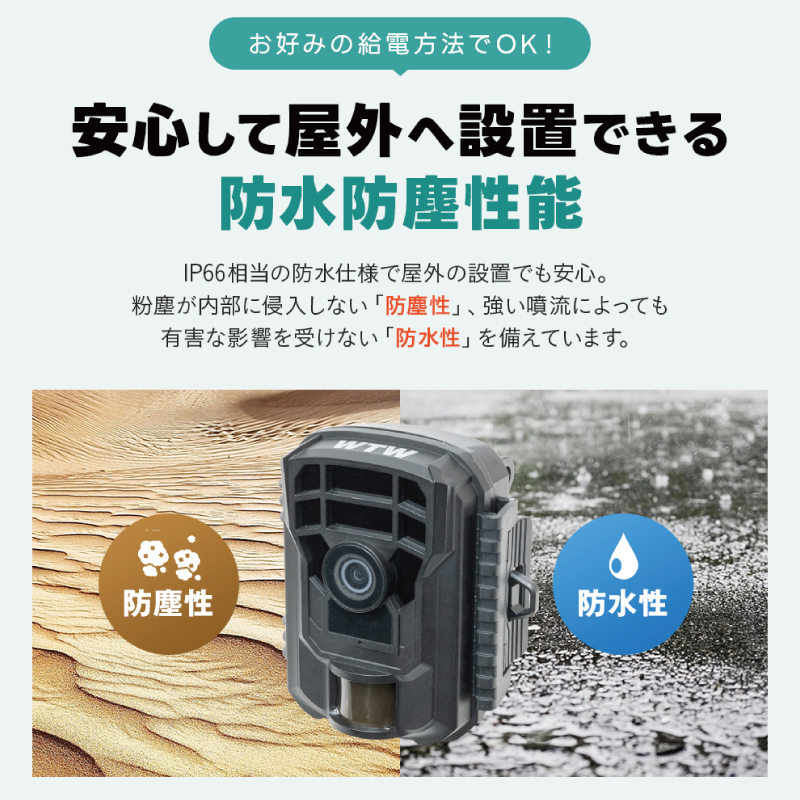 塚本無線 トレイルカメラ 防犯カメラ  ◎新品未開封品◎ 送料込み WTW 塚本無線 防犯カメラ トレイルカメラ ソーラーパネル一体型