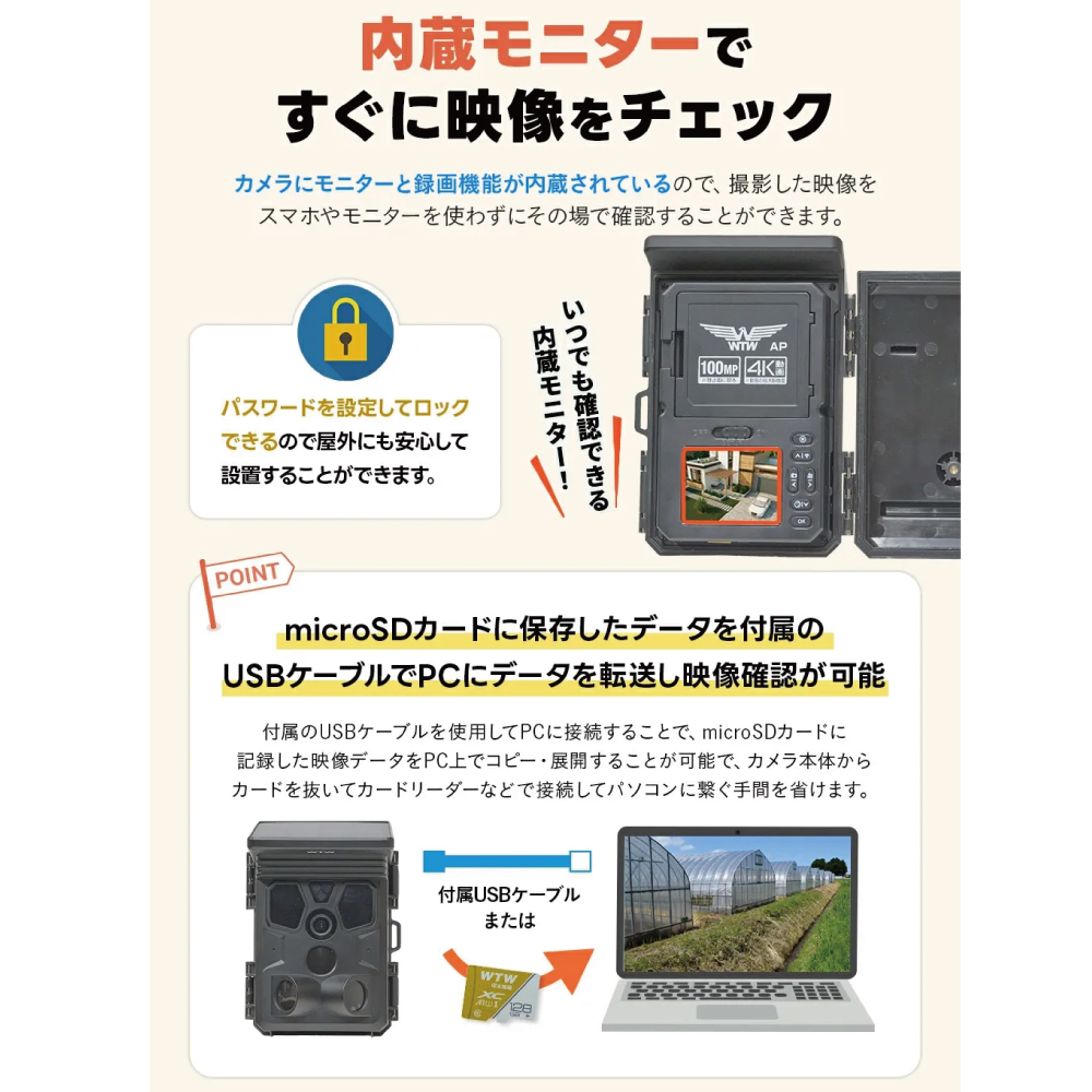 ネッククーラープレゼント 防犯カメラ トレイルカメラ ソーラー 塚本