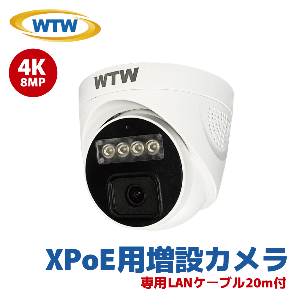 ˖{ XPoEp݃J WTW PoE IPJ 4K 800f 8MP WTW-XPDR19722EAW hƓ  h[^J ڑP[ut