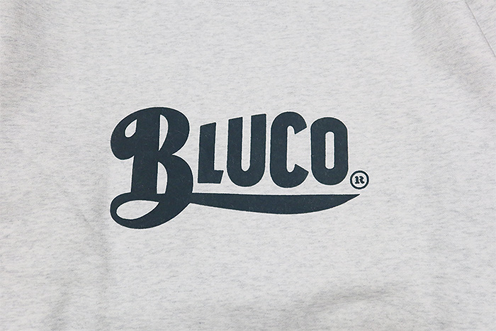 BLUCO ブルコ スウェットシャツ ロゴ クルーネック 裏起毛 1210 BLUCO ブルコ スウェットシャツ ロゴ クルーネック 裏起毛 1210