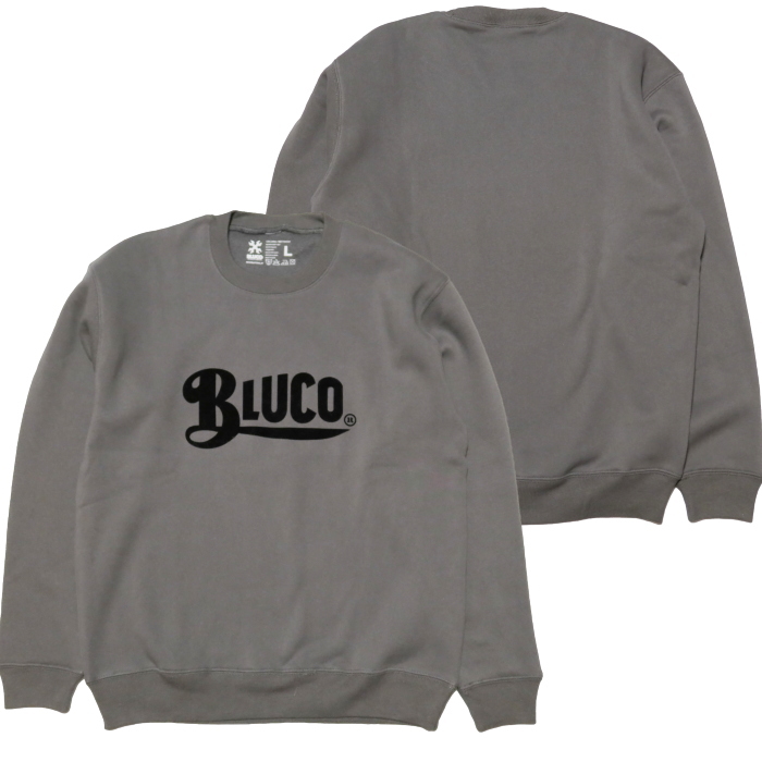 BLUCO ブルコ スウェットシャツ ロゴ クルーネック 裏起毛 1210 BLUCO WORK GARMENT