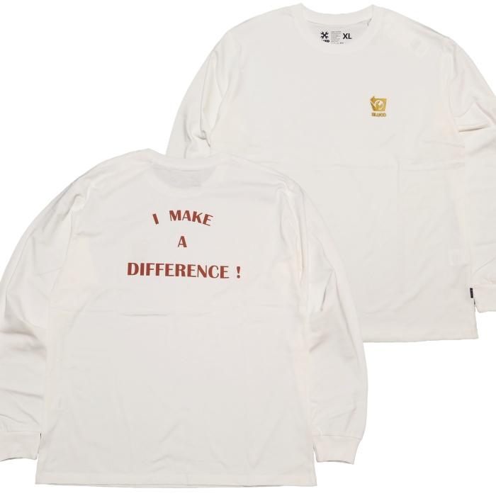 BLUCO ブルコ 長袖Tシャツ DIFFERENCE プリント ロゴ メンズ ロングTシャツ ロンＴ 141-12-003｜head-lock｜02
