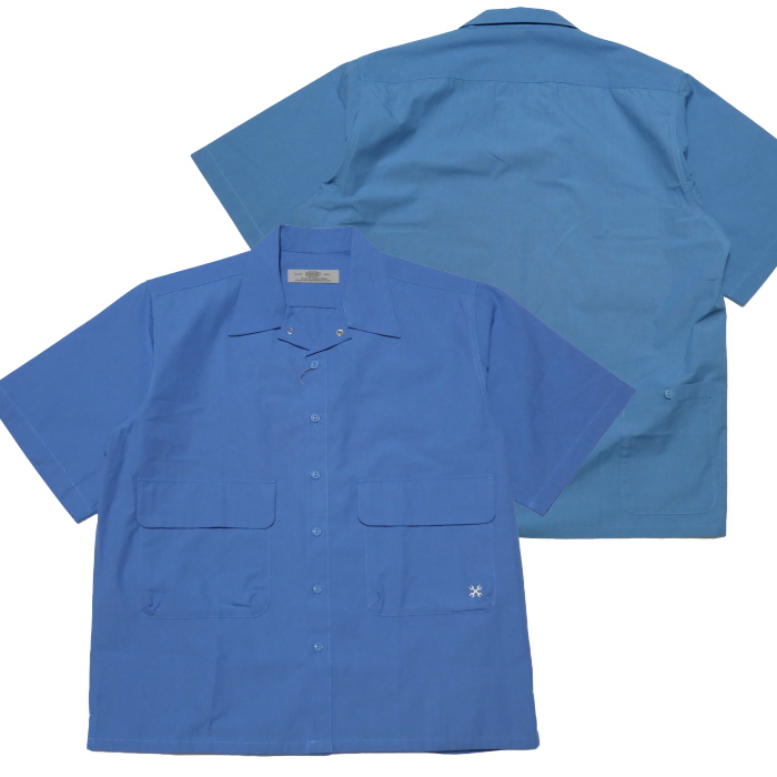 BLUCO ブルコ ビッグポケットワークシャツ 半袖 143-21-002