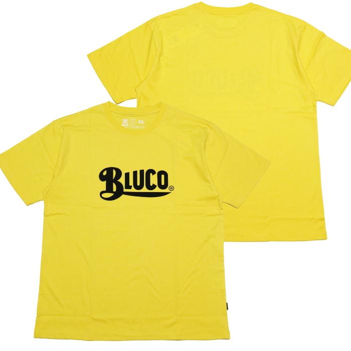 BLUCO ブルコ Tシャツ OLD LOGO ロゴプリント メンズ 半袖 ブラック 143-22-002｜head-lock｜03