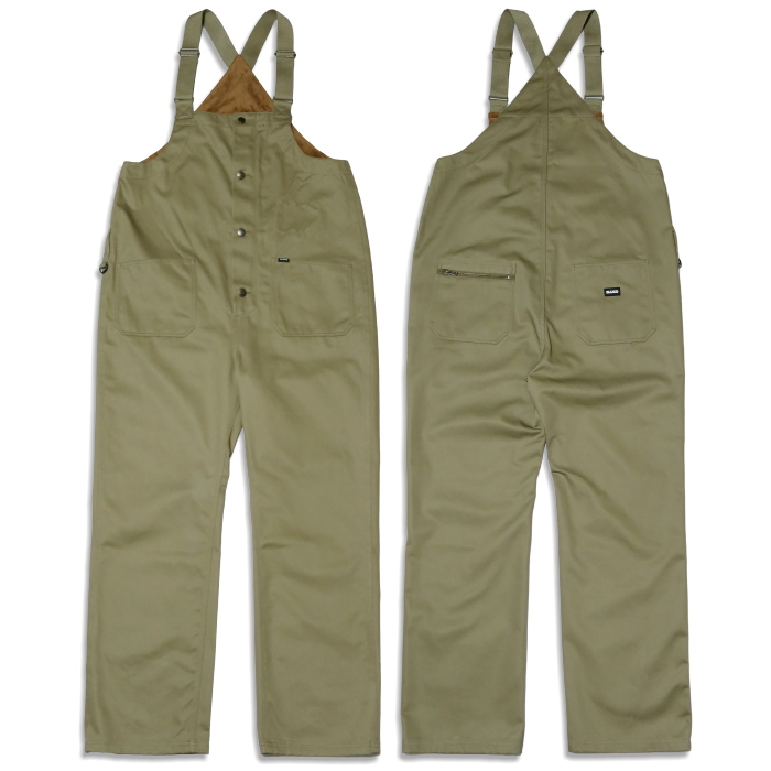 BLUCO オーバーオール　XL アイボリー BLUCO(ブルコ) OVERALL 全5色(BLACK/KHAKI/NAVY/IVORY/L