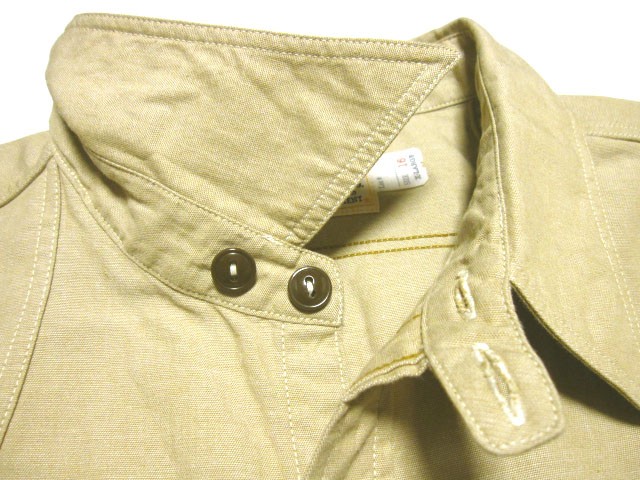 Pherrow's フェローズ シャンブレーワークシャツ 半袖 20S-775WSS ベージュ