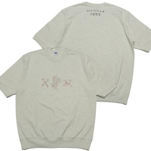 Pherrow&apos;s フェローズ Tシャツ 両Vガゼット TATOO ART 23S-PVGT2 メン...