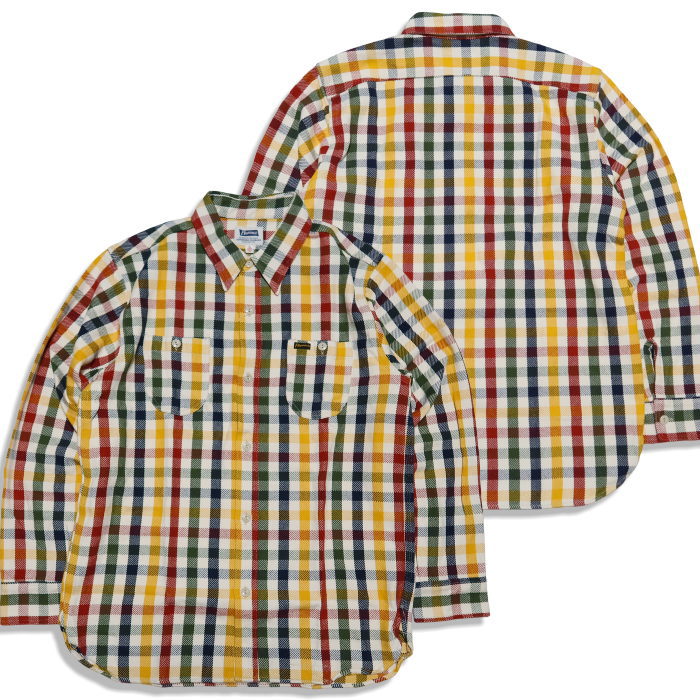 Pherrow's（フェローズ） ヘビーネルシャツ チェック ワークシャツ