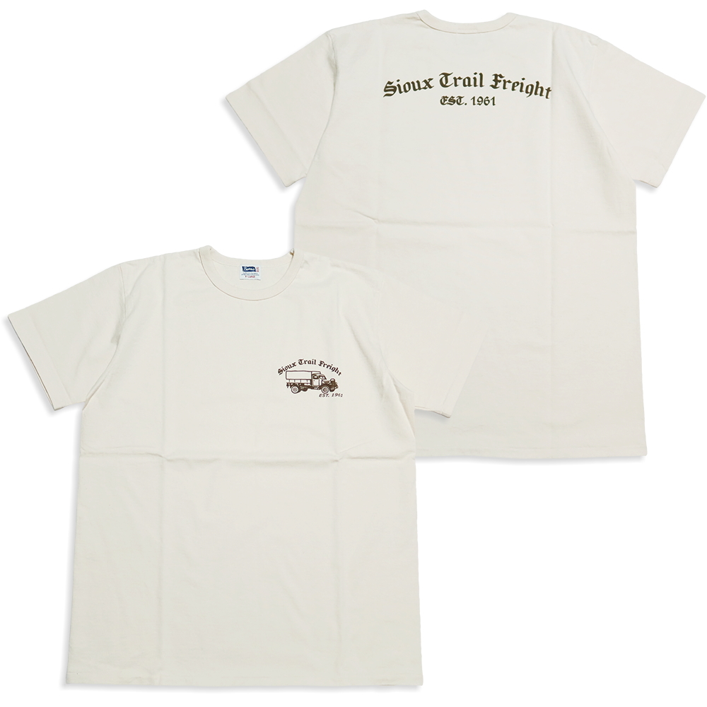 Pherrow's（フェローズ） Tシャツ SIOUX TRAIL FREIGHT 日本製 メンズ