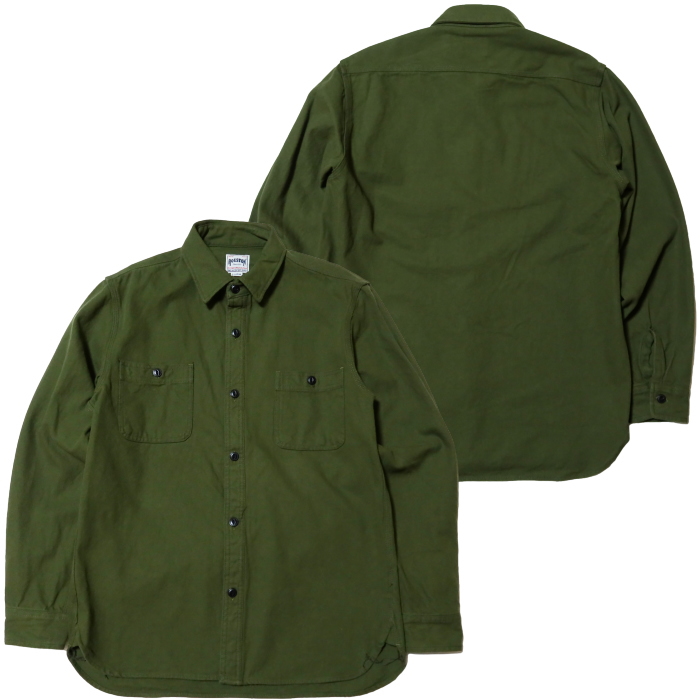 HOUSTON ヒューストン ソリッドビエラシャツ 無地 41141 ワークシャツ 長袖 メンズ | HOUSTON | 03