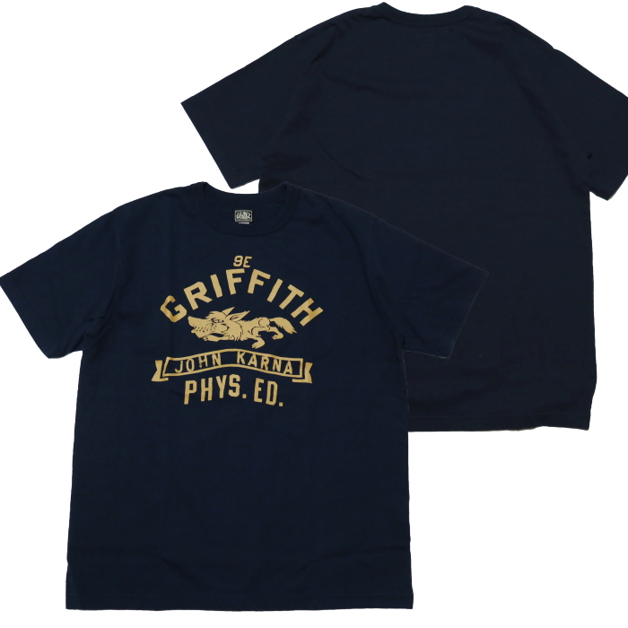 GUNZ ガンズ Tシャツ 半袖  GRIFFITH メンズ カレッジ 444G088 日本製