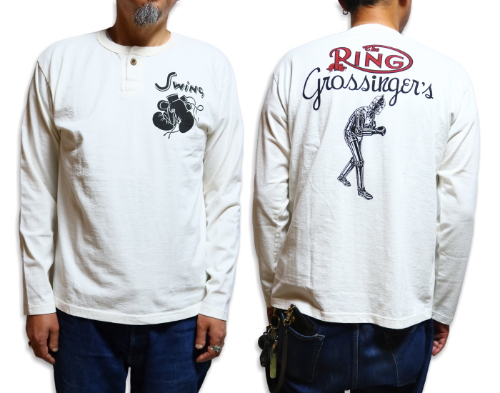 RING JACKET Napoli ヘンリーネック Tシャツ RING JACKET Napoli ヘンリーネック Tシャツ