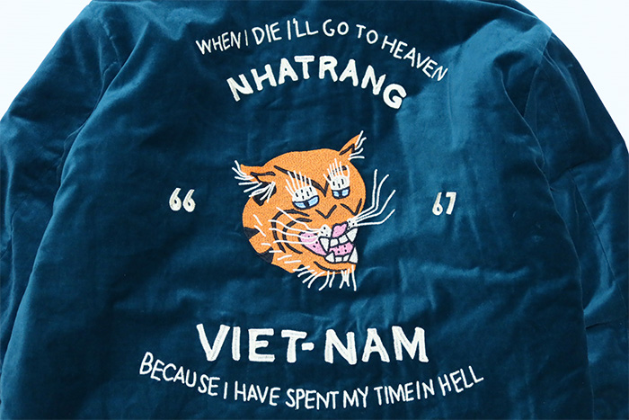 HOUSTON（ヒューストン） リバーシブルベトナムジャケット ベトジャン