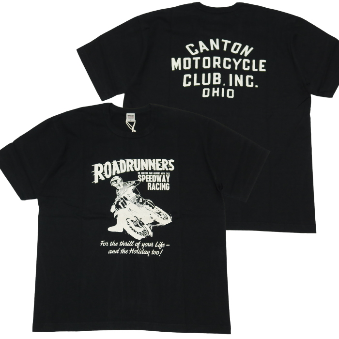 BARNS OUTFITTERS バーンズアウトフィッターズ Tシャツ 日本製 CANTON MOTORCYCLE CLUB 16/-天竺丸胴 BR-25317 | BARNS OUTFITTERS | 02