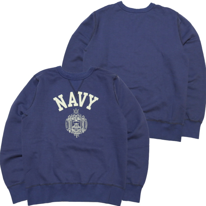 バズリクソンズ Navyロゴ クルーネックスウェット バズリクソンズ Navyロゴ クルーネックスウェット 楽天市場