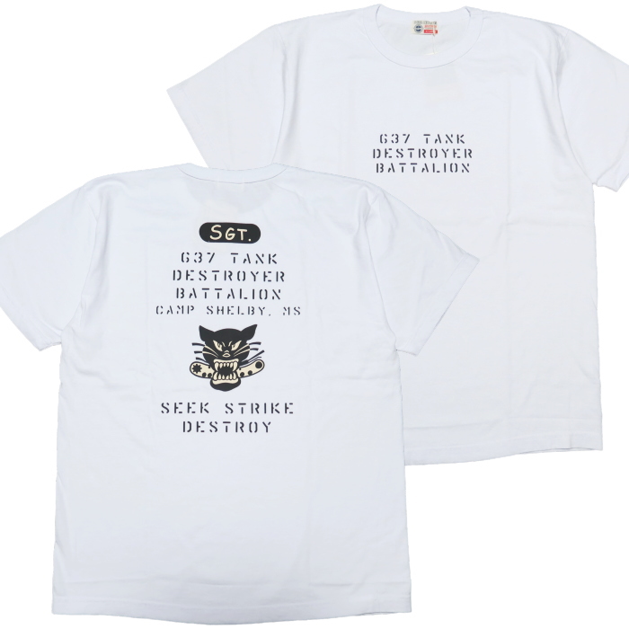 Buzz Rickson&apos;s バズリクソンズ Tシャツ 637th TANK DESTROYER B...