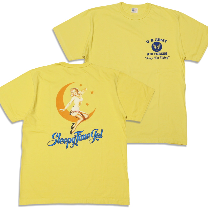 バズリクソンズ　ピンナップミリタリープリントＴシャツ BUZZ RICKSON'S Buzz Rickson's バズリクソンズ Tシャツ SLEEPY