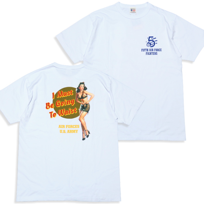 BUZZ RICKSON'S バズリクソンズ Tシャツ I MUST BE GOING TO WAIST BR79707 アメリカ製 丸胴 メンズ 半袖 | BUZZ RICKSON'S | 01