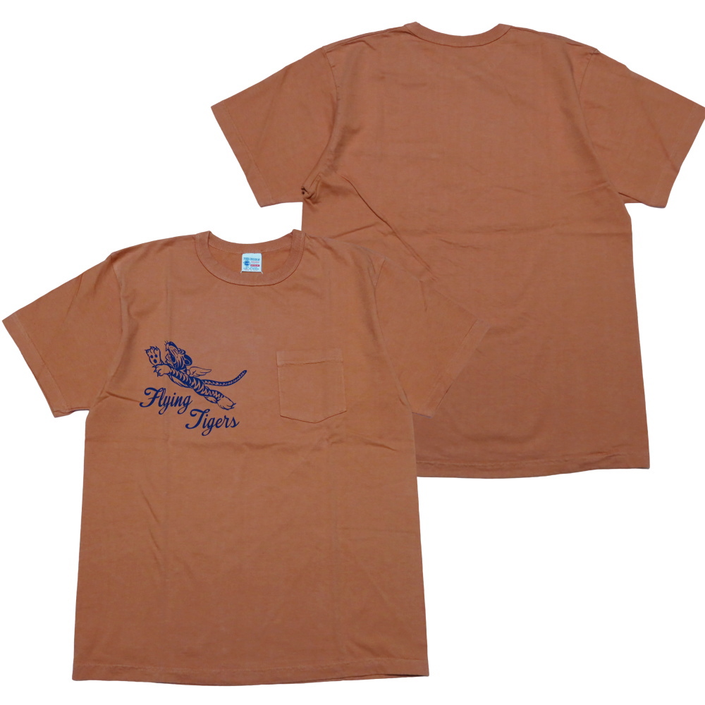 BuzzRickson's バズリクソンズ ポケットTシャツ Flying Tigers フライングタイガー BR79709 アメリカ製 丸胴 メンズ 半袖 | BUZZ RICKSON'S | 01