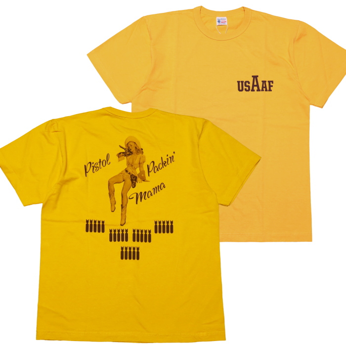 BUZZ RICKSON'S バズリクソンズ Tシャツ PISTOL PACK'N MAMA BR79780 アメリカ製 丸胴 メンズ 半袖 | BUZZ RICKSON'S | 01