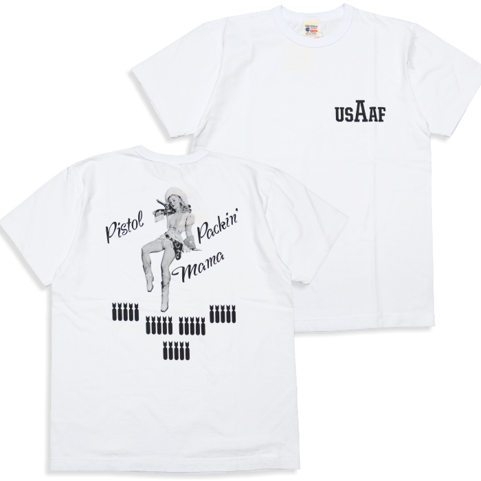 BUZZ RICKSON'S バズリクソンズ Tシャツ PISTOL PACK'N MAMA BR79780 アメリカ製 丸胴 メンズ 半袖 | BUZZ RICKSON'S | 02