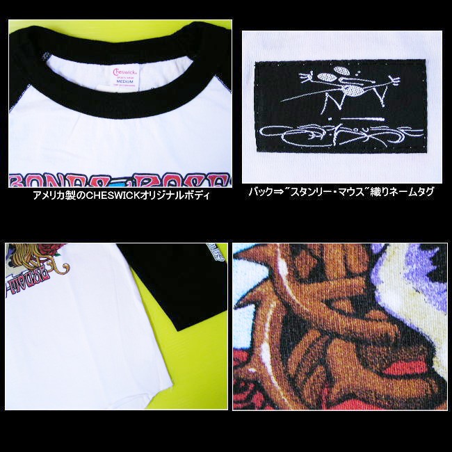 CHESWICK（チェスウィック） CHESWICK×STANLEY MOUSE ベースボールTee