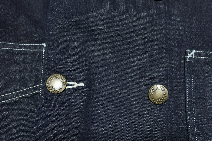 HEAD LIGHT（ヘッドライト） 9.5オンス デニムダブルブレストコート